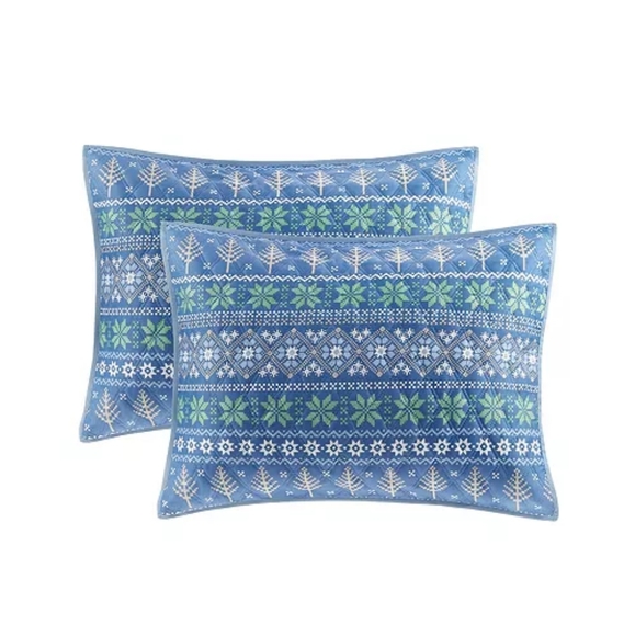 MARTHA STEWART COLLECTION Blue Quilt 4pc Bag Set, Full/Queen, Created For Macy's - Picture 2 of 5